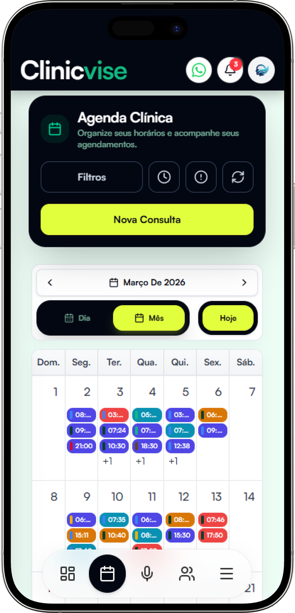App Clinicvise no iPhone